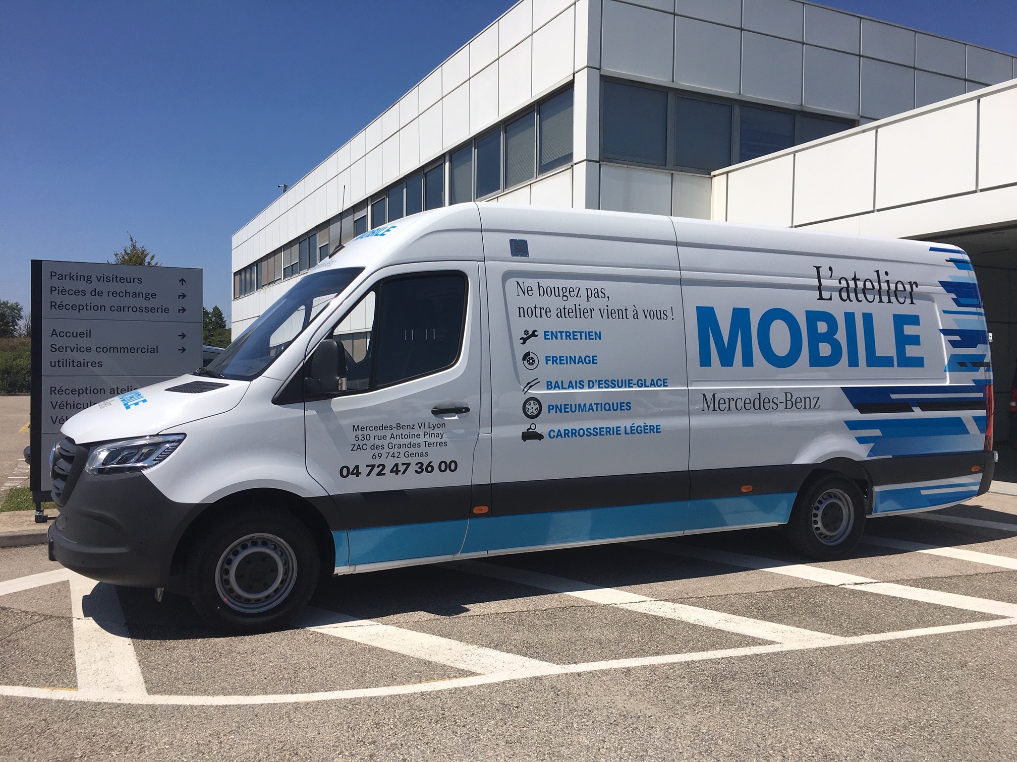 Mercedes sprinter ateliermobile 2022 - les ateliers mobiles de chez mercedes : un service de réparateur de proximité!