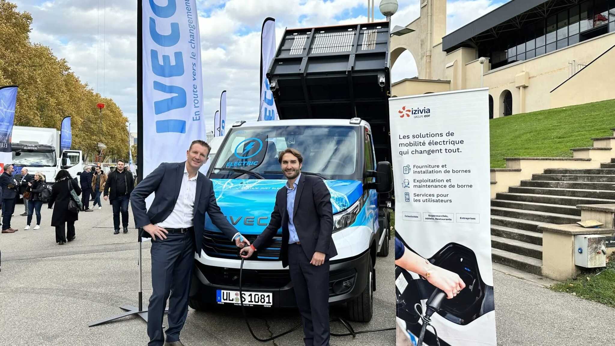 Iveco et izivia scellent un partenariat pour faciliter l’électrification des flottes de véhicules utilitaires