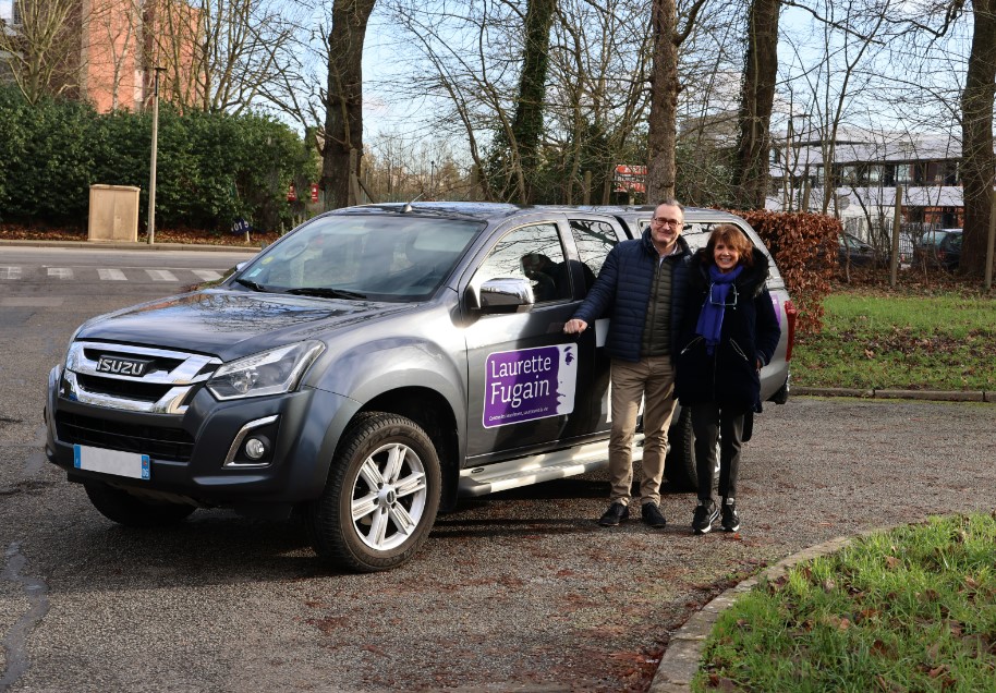 Isuzu laurette fugain 2 - quand isuzu roule pour l’association laurette fugain !