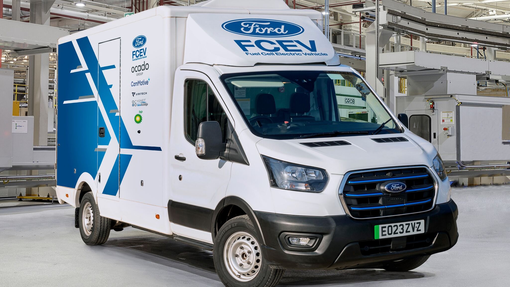 Ford teste la technologie hydrogène sur e-transit !