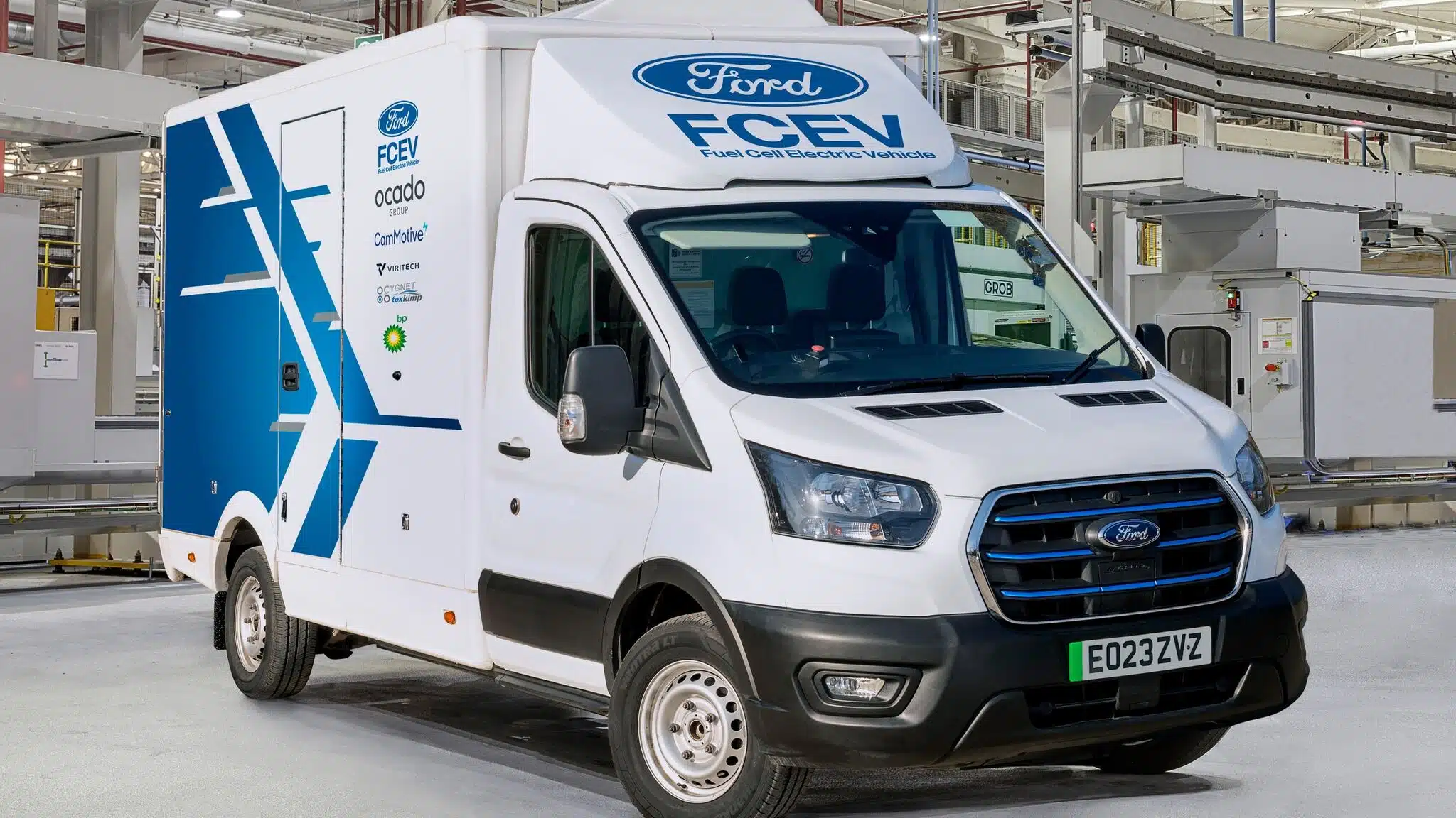 Ford teste la technologie hydrogène sur e-transit !