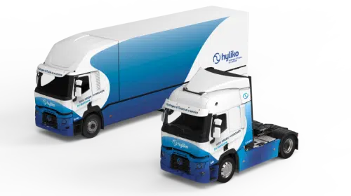 500 hyliko porteurtracteur 26 44t - poids lourds hyliko : équipés de piles à combustible toyota