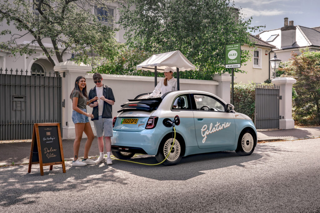 500egelateriaedition3 - un marchand de glace sur la base d’une fiat 500 e cabriolet ?  