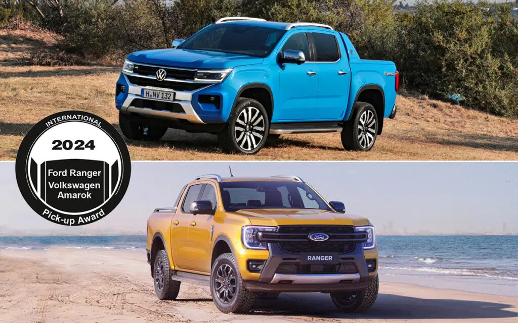 Ranger amarok 2024 - le volkswagen amarok sacré pick-up international de l’année!