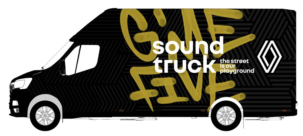 Soundtruck all faces soundtruck gauche 1675070937 - retour sur la construction du soundtruck de renault