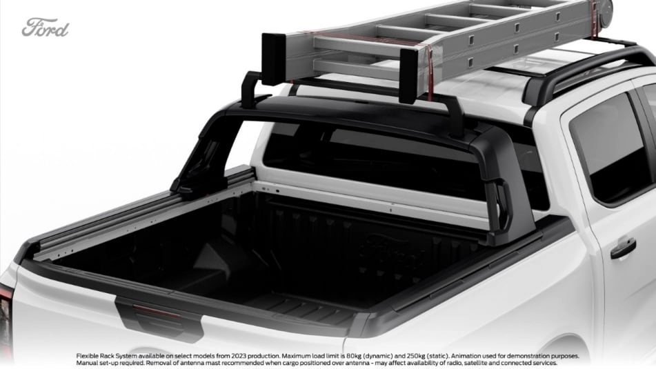 Un flexible rack system pour le ford ranger