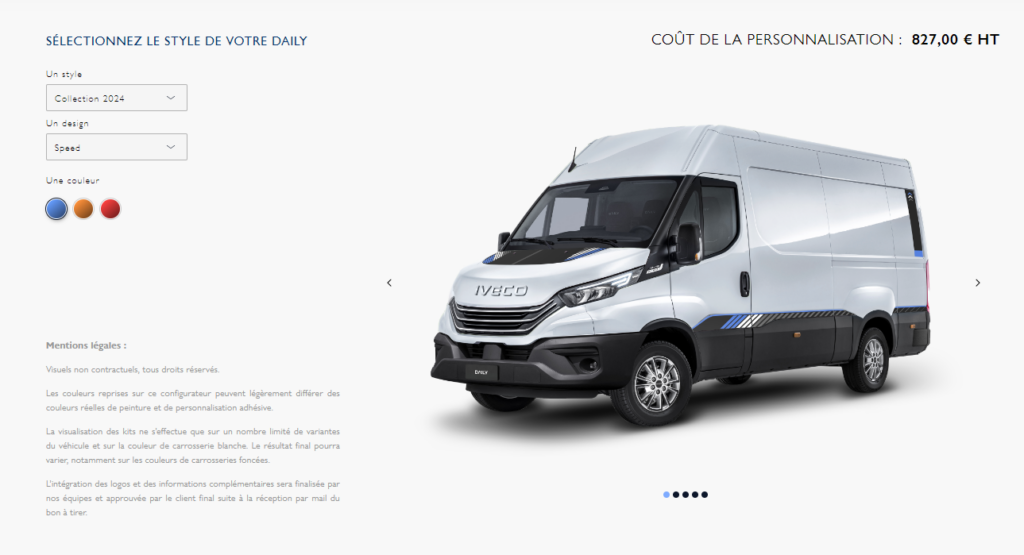 Capture decran 2024 02 25 153716 1 - iveco lance un site pour personnaliser le daily