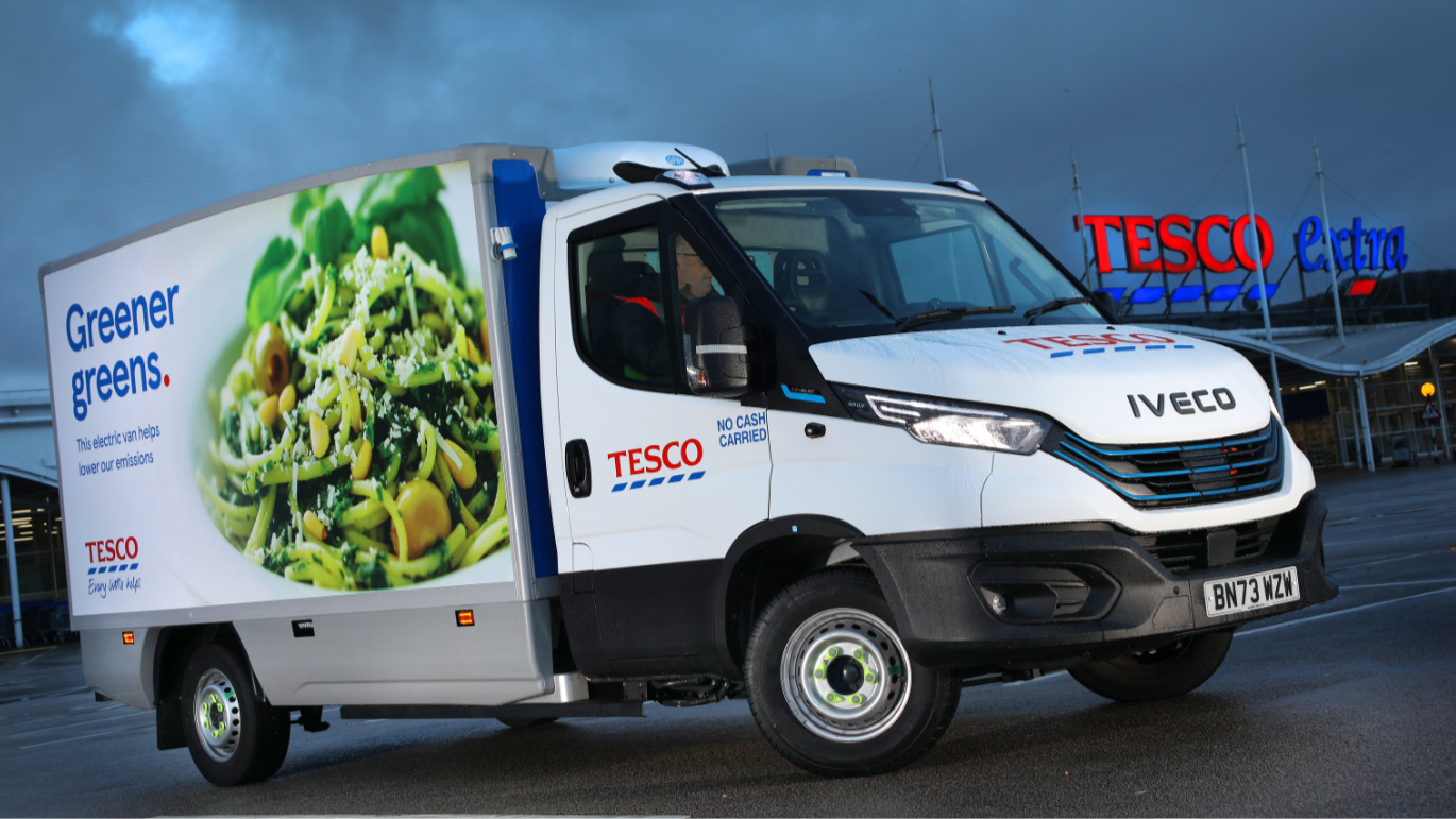 Tesco intègre l’iveco edaily dans sa flotte de livraison