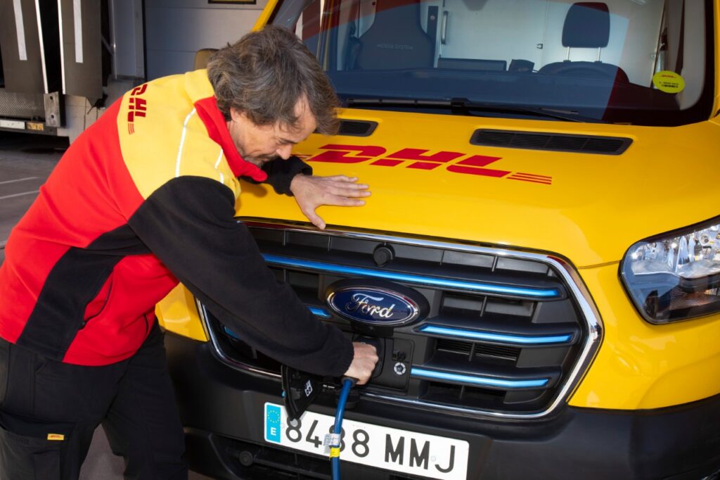 Dhl espana8 - dhl express : 46 ford e-transit en espagne