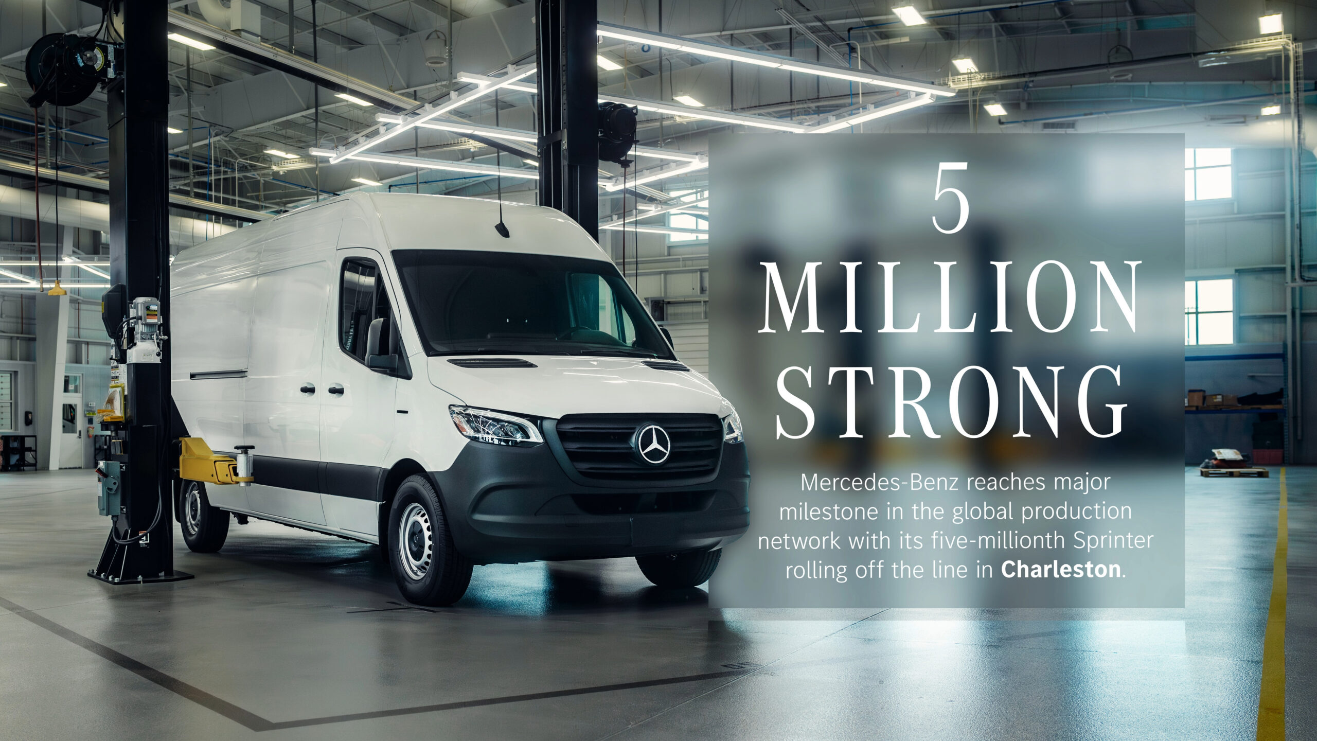 Déjà 5 millions de mercedes sprinter produits !