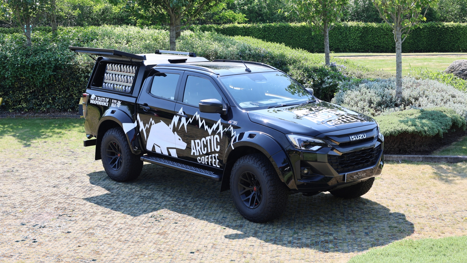 Un isuzu d-max porteur de saveurs