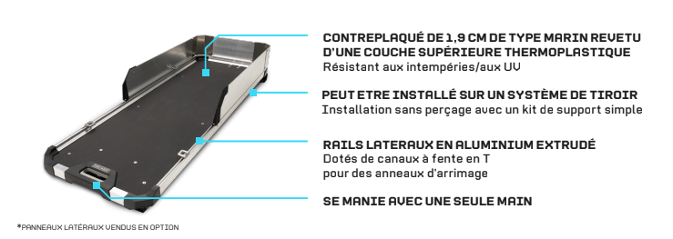 Decked - découvrez le nouveau plateau coulissant cargoglide de decked : une révolution dans le monde des plateaux utilitaires!