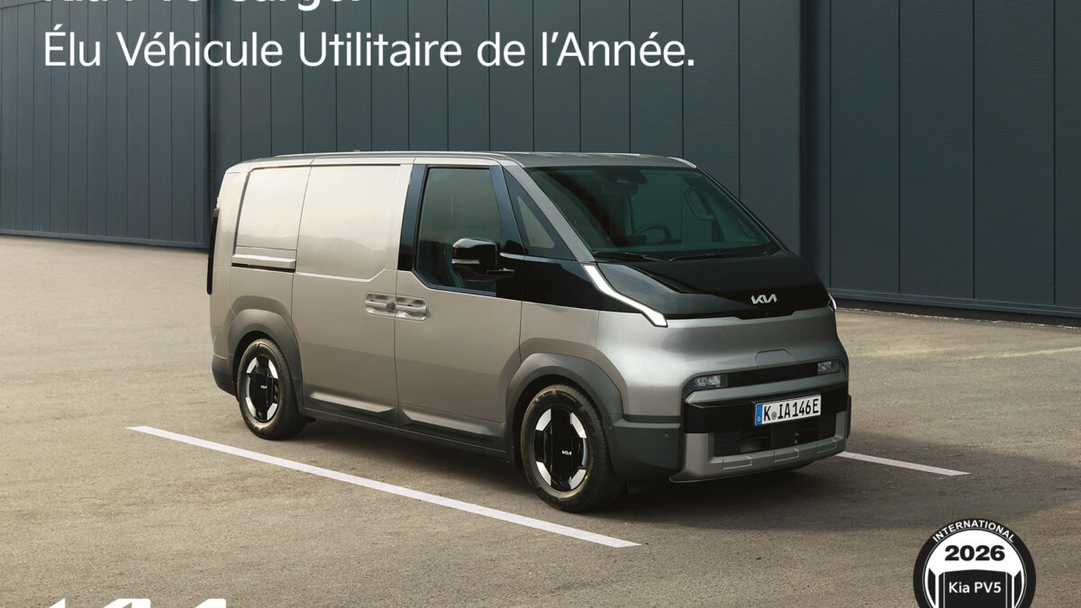 Kia pv5 cargo elu international van of the year 2026 1 - le kia pv5 cargo remporte le prix international van of the year 2026