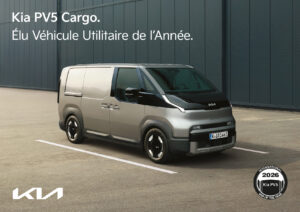 Kia pv5 cargo elu international van of the year 2026 1 - le kia pv5 cargo remporte le prix international van of the year 2026