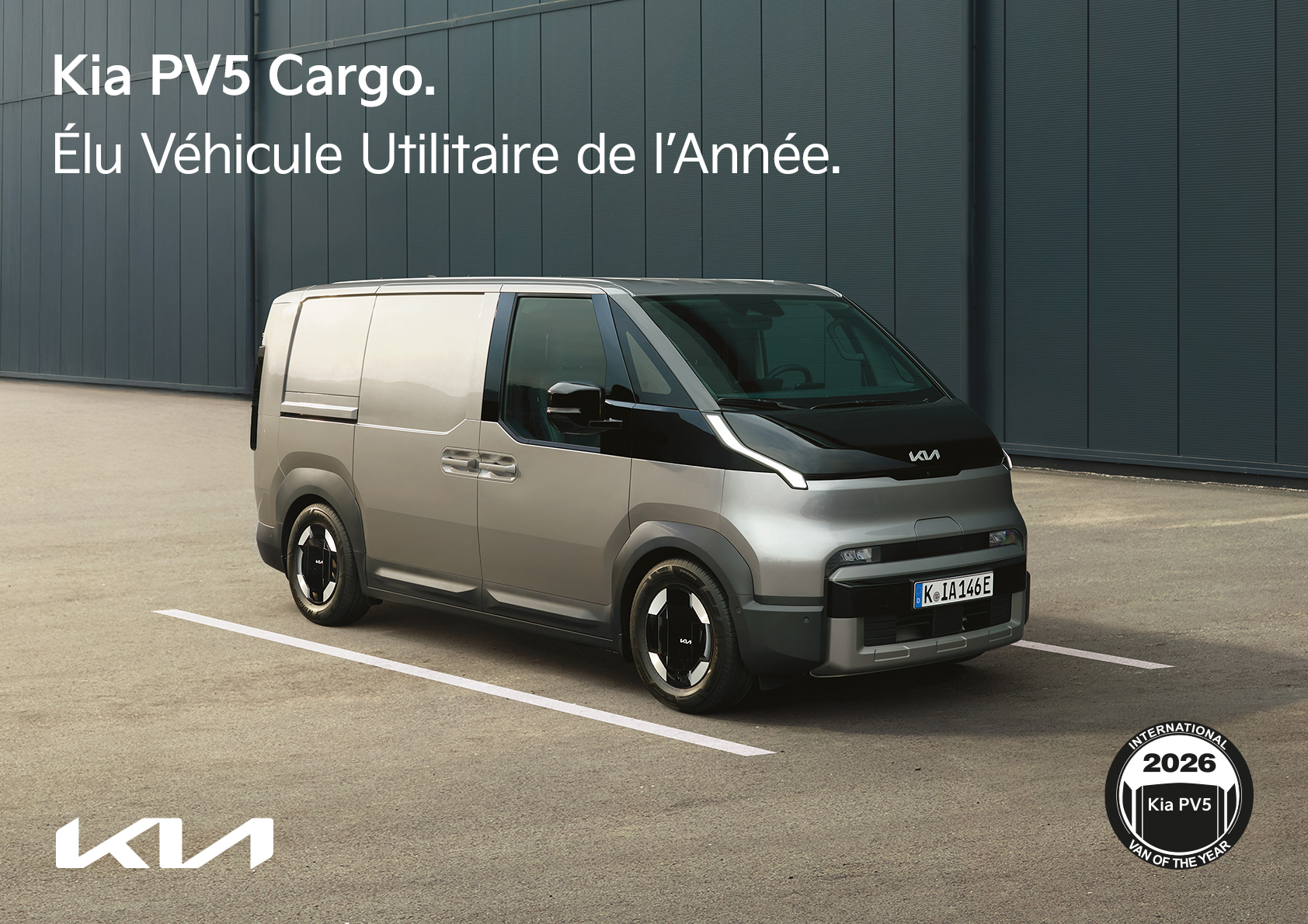 Kia pv5 cargo elu international van of the year 2026 1 - le kia pv5 cargo remporte le prix international van of the year 2026